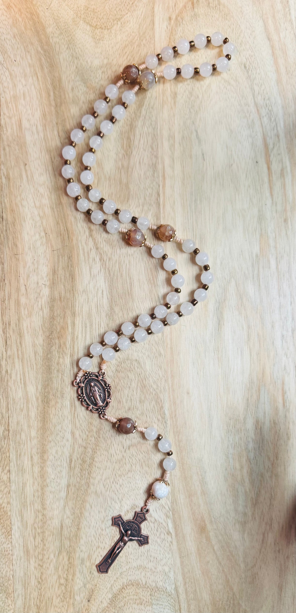 Quartz Agate Rosary