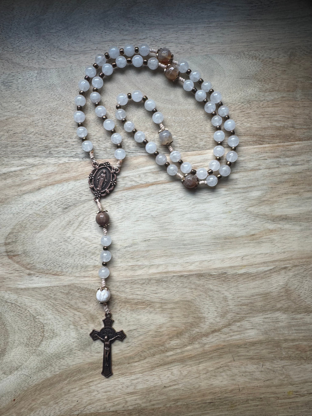 Quartz Agate Rosary