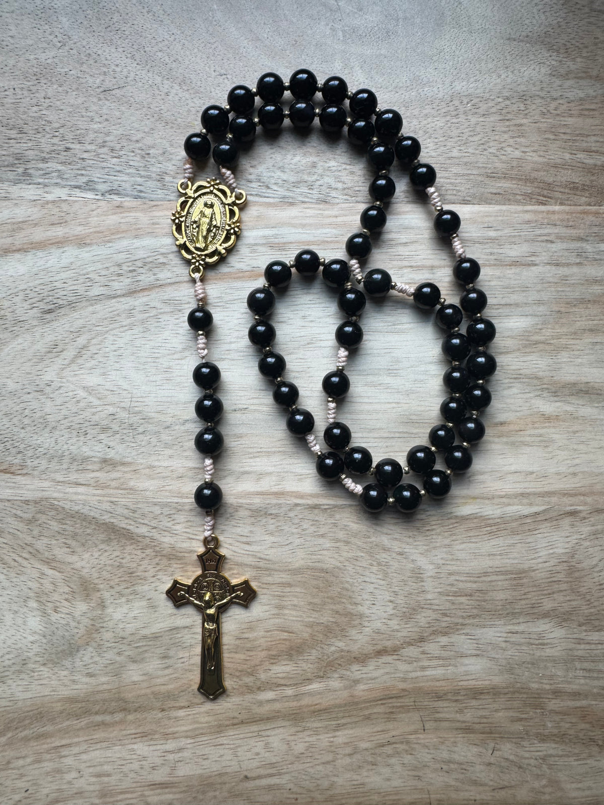 Rainbow Obsidian Rosary