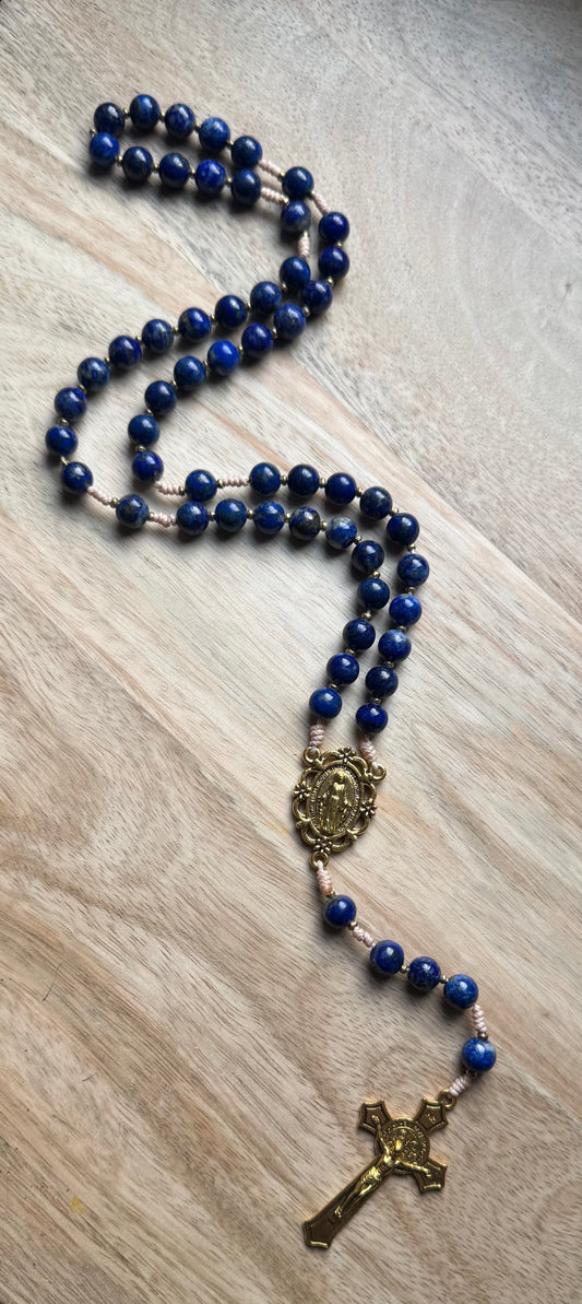 Lapis Lazuli Rosary
