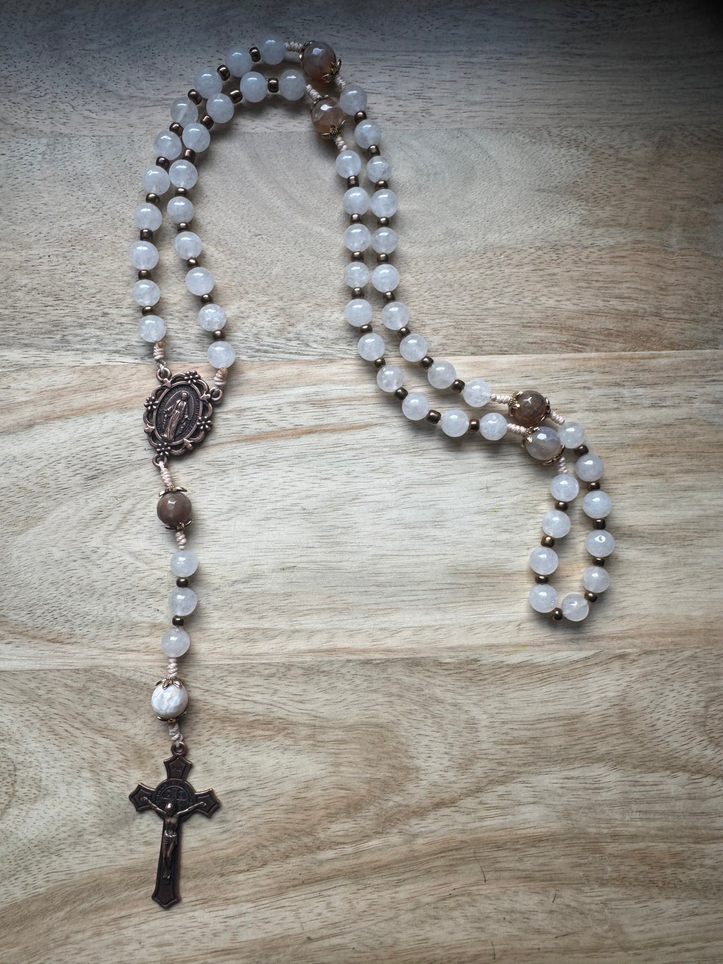 Quartz Agate Rosary
